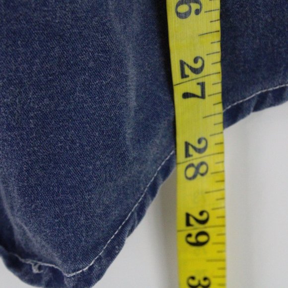 Vintage NY Line Shirt Mens Beige Short Sleeve Button Down Collared Cotton Small - Picture 9 of 9